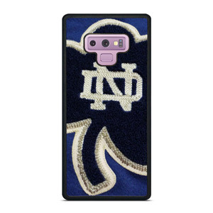 NOTRE DAME BLUE SHAMROCK LOGO Samsung Galaxy Note 9 Case NOTRE DAME BLUE SHAMROCK LOGO Samsung Galaxy Note 9 Case