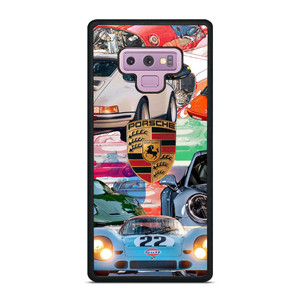 PORSCHE COLLAGE POSTER Samsung Galaxy Note 9 Case PORSCHE COLLAGE POSTER Samsung Galaxy Note 9 Case