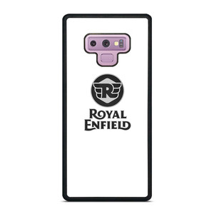 ROYAL ENFIELD WHITE LOGO Samsung Galaxy Note 9 Case
