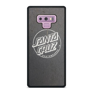SANTA CRUZ SKATEBOARD LOGO ASPHALT Samsung Galaxy Note 9 Case