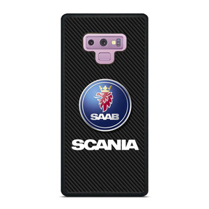 SCANIA TRUCK SAAB CARBON LOGO Samsung Galaxy Note 9 Case