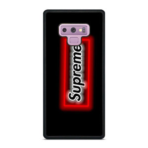 SUPREME LOGO NEON BOX Samsung Galaxy Note 9 Case SUPREME LOGO NEON BOX Samsung Galaxy Note 9 Case