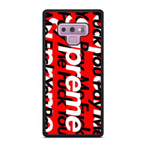SUPREME PAY ME FUCK YOU Samsung Galaxy Note 9 Case SUPREME PAY ME FUCK YOU Samsung Galaxy Note 9 Case