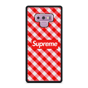 SUPREME RED GINGHAM Samsung Galaxy Note 9 Case SUPREME RED GINGHAM Samsung Galaxy Note 9 Case