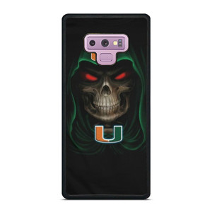 UM MIAMI HURRICANES SKULL Samsung Galaxy Note 9 Case