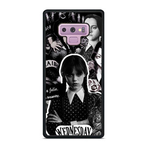 WEDNESDAY ADDAMS MOVIES COLLAGE Samsung Galaxy Note 9 Case WEDNESDAY ADDAMS MOVIES COLLAGE Samsung Galaxy Note 9 Case