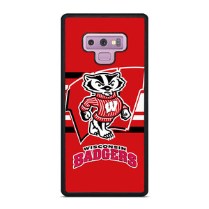 WISCONSIN BADGER SYMBOL Samsung Galaxy Note 9 Case WISCONSIN BADGER SYMBOL Samsung Galaxy Note 9 Case