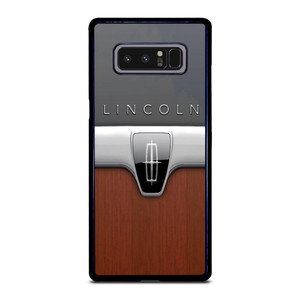 LINCOLN MOTOR WOODEN CHROME LOGO Samsung Galaxy Note 8 Case