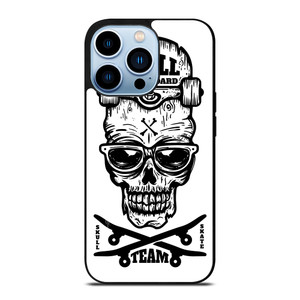 SKULL SKATEBOARD TEAM LOGO iPhone 13 Pro Max Case SKULL SKATEBOARD TEAM LOGO iPhone 13 Pro Max Case