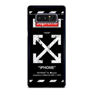 OFF WHITE BLACK SUP Samsung Galaxy Note 8 Case