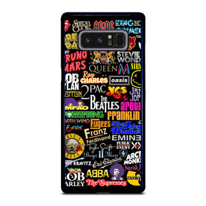 ROCK BAND COLLAGE Samsung Galaxy Note 8 Case