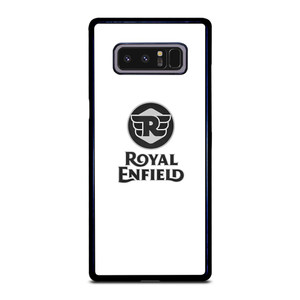 ROYAL ENFIELD WHITE LOGO Samsung Galaxy Note 8 Case