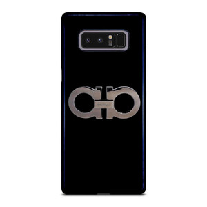 SALVATORE FERRAGAMO LOGO BLACK Samsung Galaxy Note 8 Case