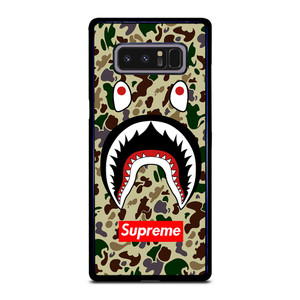 SHARK CAMO BATHING APE SUPREME Samsung Galaxy Note 8 Case