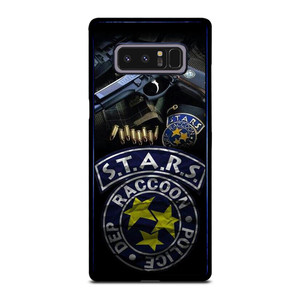 STARS RACCOON POLICE DEP BADGE 2 Samsung Galaxy Note 8 Case