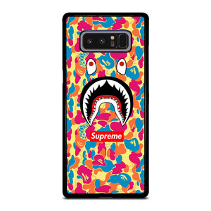 SUPREME BAPE CAMO COLOR FULL Samsung Galaxy Note 8 Case
