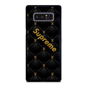 SUPREME BLACK PATTERN GOLD Samsung Galaxy Note 8 Case