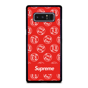SUPREME FUCK EM PATTERN Samsung Galaxy Note 8 Case SUPREME FUCK EM PATTERN Samsung Galaxy Note 8 Case