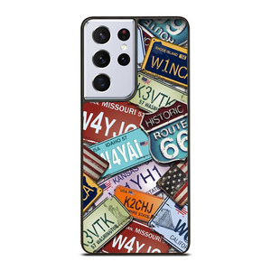 HISTORICAL ROUTE 66 NUMBER PLATE Samsung Galaxy S21 Ultra Case HISTORICAL ROUTE 66 NUMBER PLATE Samsung Galaxy S21 Ultra Case
