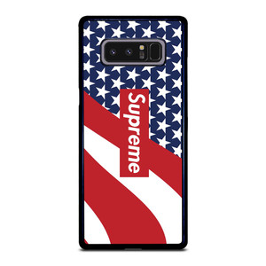 SUPREME LOGO AMERICAN FLAG Samsung Galaxy Note 8 Case