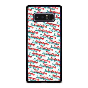 SUPREME RED BLUE PATTERN Samsung Galaxy Note 8 Case
