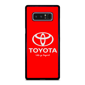 TOYOTA LETS GO BEYOND LOGO RED Samsung Galaxy Note 8 Case