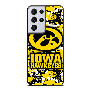 IOWA HAWKEYES CAMO Samsung Galaxy S21 Ultra Case