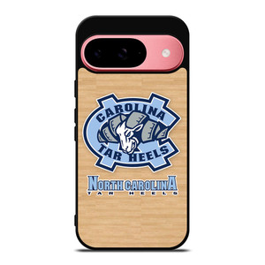 NORTH CAROLINA TAR HEELS WOODEN LOGO Google Pixel 9 Case NORTH CAROLINA TAR HEELS WOODEN LOGO Google Pixel 9 Case
