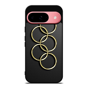 OLYMPIC RINGS GOLD CARBON Google Pixel 9 Case OLYMPIC RINGS GOLD CARBON Google Pixel 9 Case