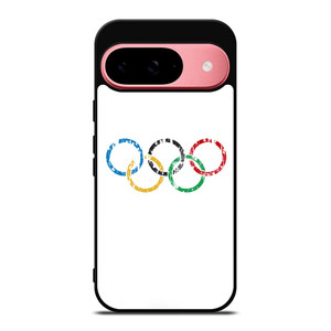 OLYMPIC RINGS LOGO BRUSHED Google Pixel 9 Case OLYMPIC RINGS LOGO BRUSHED Google Pixel 9 Case