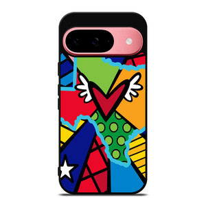 ROMERO BRITTO POP TEXAS MAP Google Pixel 9 Case ROMERO BRITTO POP TEXAS MAP Google Pixel 9 Case