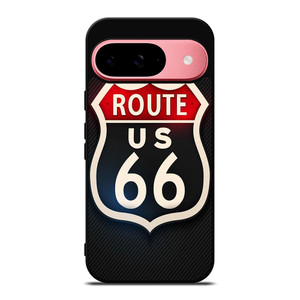 ROUTE 66 STREET US LOGO CARBON Google Pixel 9 Case ROUTE 66 STREET US LOGO CARBON Google Pixel 9 Case