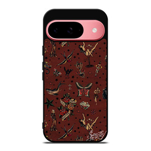 SAILOR JERRY TATTOO PATTERN Google Pixel 9 Case SAILOR JERRY TATTOO PATTERN Google Pixel 9 Case