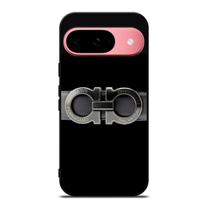 SALVATORE FERRAGAMO BELT BLACK Google Pixel 9 Case SALVATORE FERRAGAMO BELT BLACK Google Pixel 9 Case