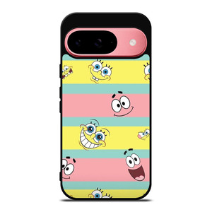 SPONGEBOB PATRICK CUTE STRIPE Google Pixel 9 Case SPONGEBOB PATRICK CUTE STRIPE Google Pixel 9 Case