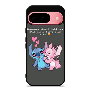STITCH AND GIRLFRIEND LOVE QUOTE Google Pixel 9 Case