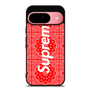 SUPREME RED BANDANA Google Pixel 9 Case SUPREME RED BANDANA Google Pixel 9 Case