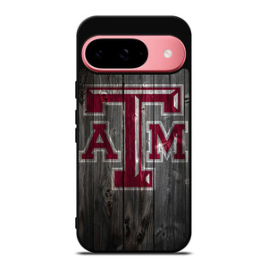 TEXAS AGGIES WOODEN LOGO Google Pixel 9 Case TEXAS AGGIES WOODEN LOGO Google Pixel 9 Case