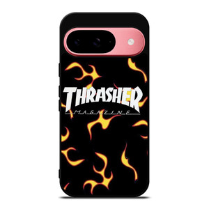 THRASHER SKATEBOARD MAGAZINE FLAME Google Pixel 9 Case THRASHER SKATEBOARD MAGAZINE FLAME Google Pixel 9 Case