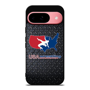 USA WRESTLING METAL LOGO Google Pixel 9 Case USA WRESTLING METAL LOGO Google Pixel 9 Case