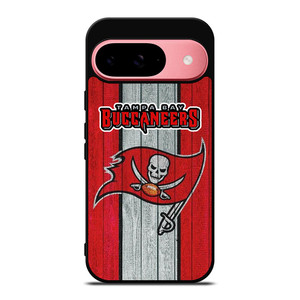 WOODEN LOGO TAMPA BAY BUCCANEERS Google Pixel 9 Case WOODEN LOGO TAMPA BAY BUCCANEERS Google Pixel 9 Case