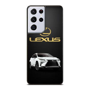 LEXUS WHITE CAR GOLD LOGO Samsung Galaxy S21 Ultra Case