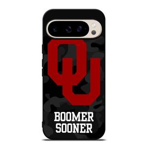 OKLAHOMA SOONERS CAMO LOGO Google Pixel 9 Pro Case OKLAHOMA SOONERS CAMO LOGO Google Pixel 9 Pro Case