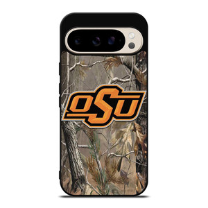 OKLAHOMA STATE UNIVERSITY CAMO LEAF Google Pixel 9 Pro Case OKLAHOMA STATE UNIVERSITY CAMO LEAF Google Pixel 9 Pro Case