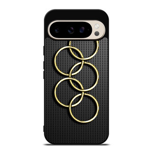 OLYMPIC RINGS GOLD CARBON Google Pixel 9 Pro Case OLYMPIC RINGS GOLD CARBON Google Pixel 9 Pro Case