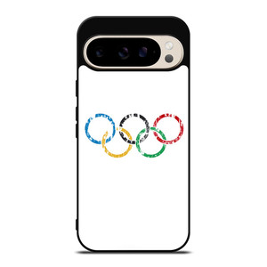 OLYMPIC RINGS LOGO BRUSHED Google Pixel 9 Pro Case OLYMPIC RINGS LOGO BRUSHED Google Pixel 9 Pro Case