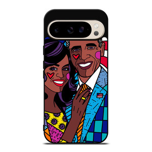 ROMERO BRITTO BARACK OBAMA Google Pixel 9 Pro Case ROMERO BRITTO BARACK OBAMA Google Pixel 9 Pro Case