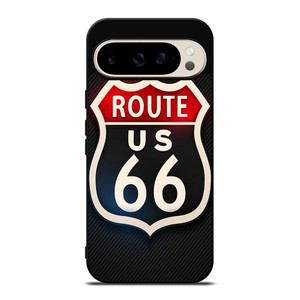ROUTE 66 STREET US LOGO CARBON Google Pixel 9 Pro Case ROUTE 66 STREET US LOGO CARBON Google Pixel 9 Pro Case