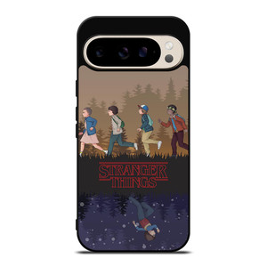 STRANGER THINGS CARTOON Google Pixel 9 Pro Case STRANGER THINGS CARTOON Google Pixel 9 Pro Case
