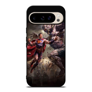 SUPERMAN VS DOOMSDAY ART Google Pixel 9 Pro Case SUPERMAN VS DOOMSDAY ART Google Pixel 9 Pro Case